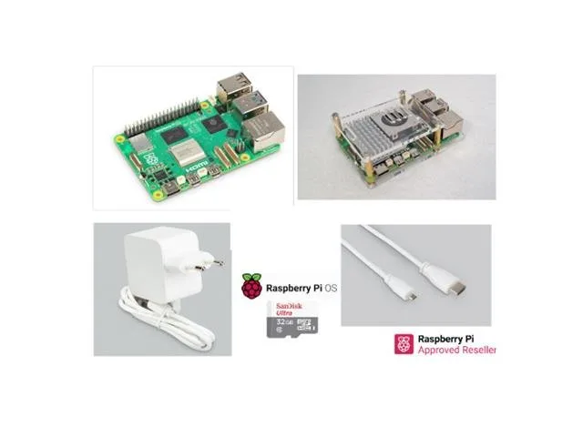 Raspberry Pi 5 8GB Starter Kit with Official 27W PSU and Cooler