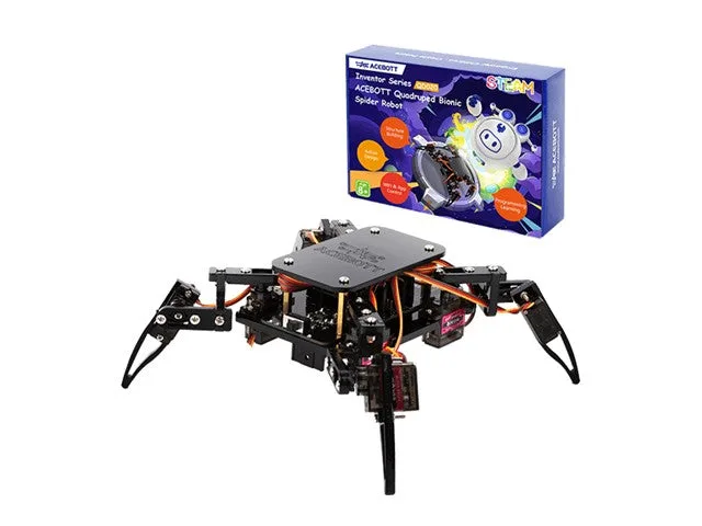 ACEBOTT ESP8266 Four-Legged Bionic Spider Robot Kit (QD020)