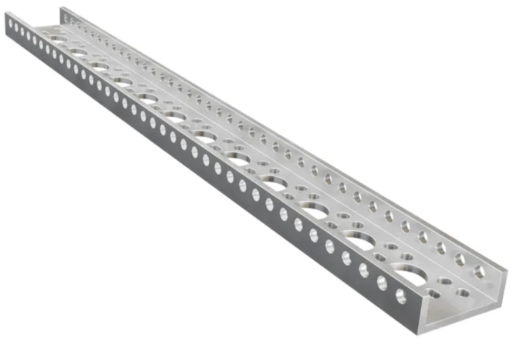 3143 Series Mini Low-Side U-Channel (12 Hole, 312mm Length)