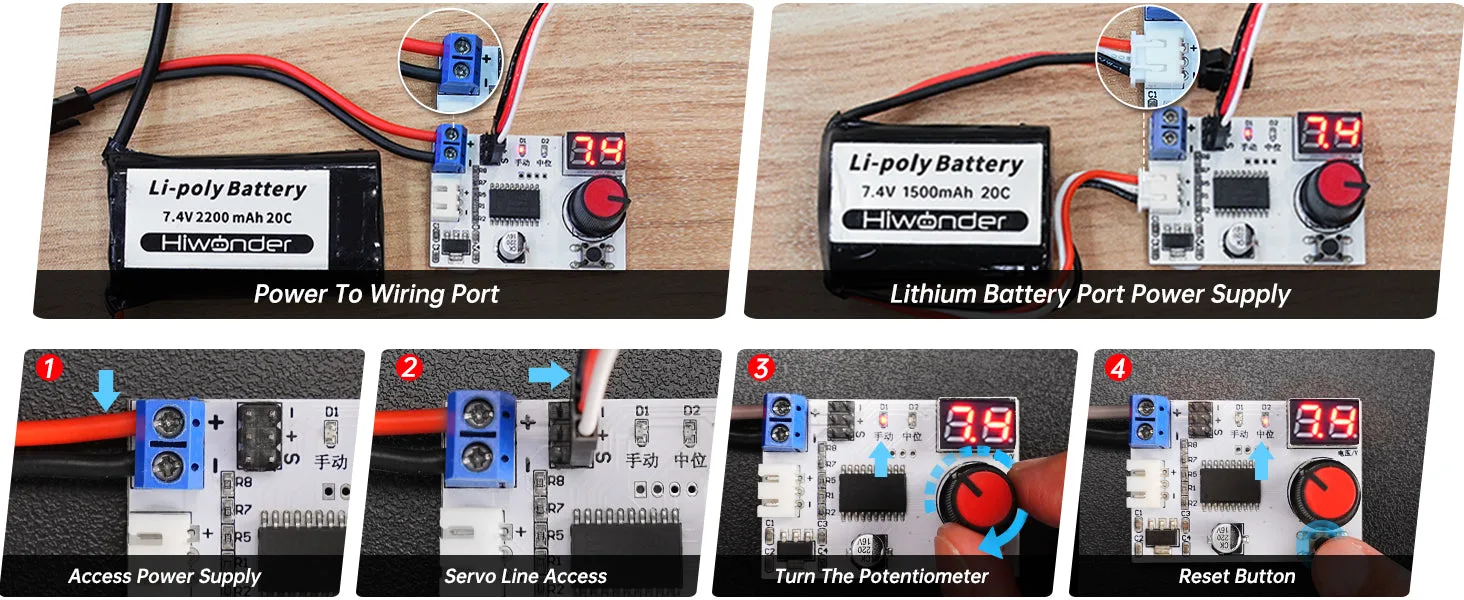 Dual power supply interfaces