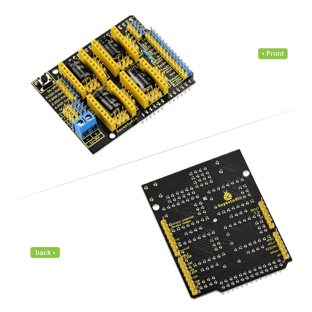 Four-channel stepper motor support