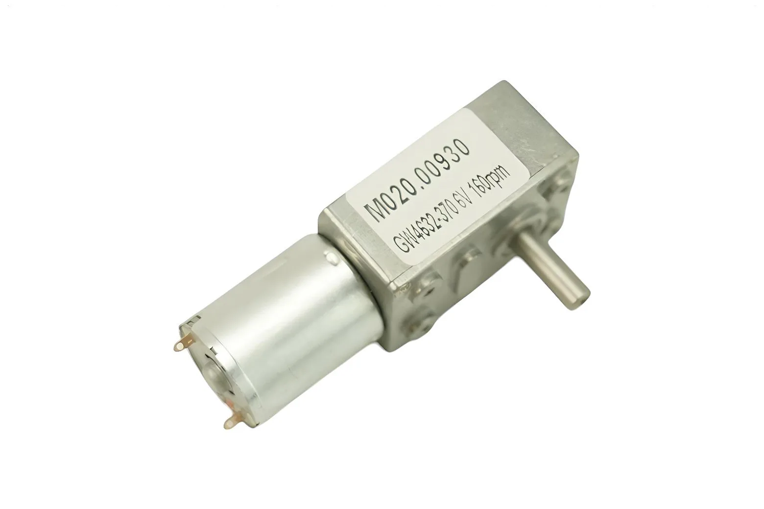 Turbo Metal Gear Worm Motor (6V 160RPM 2.8kg/cm)