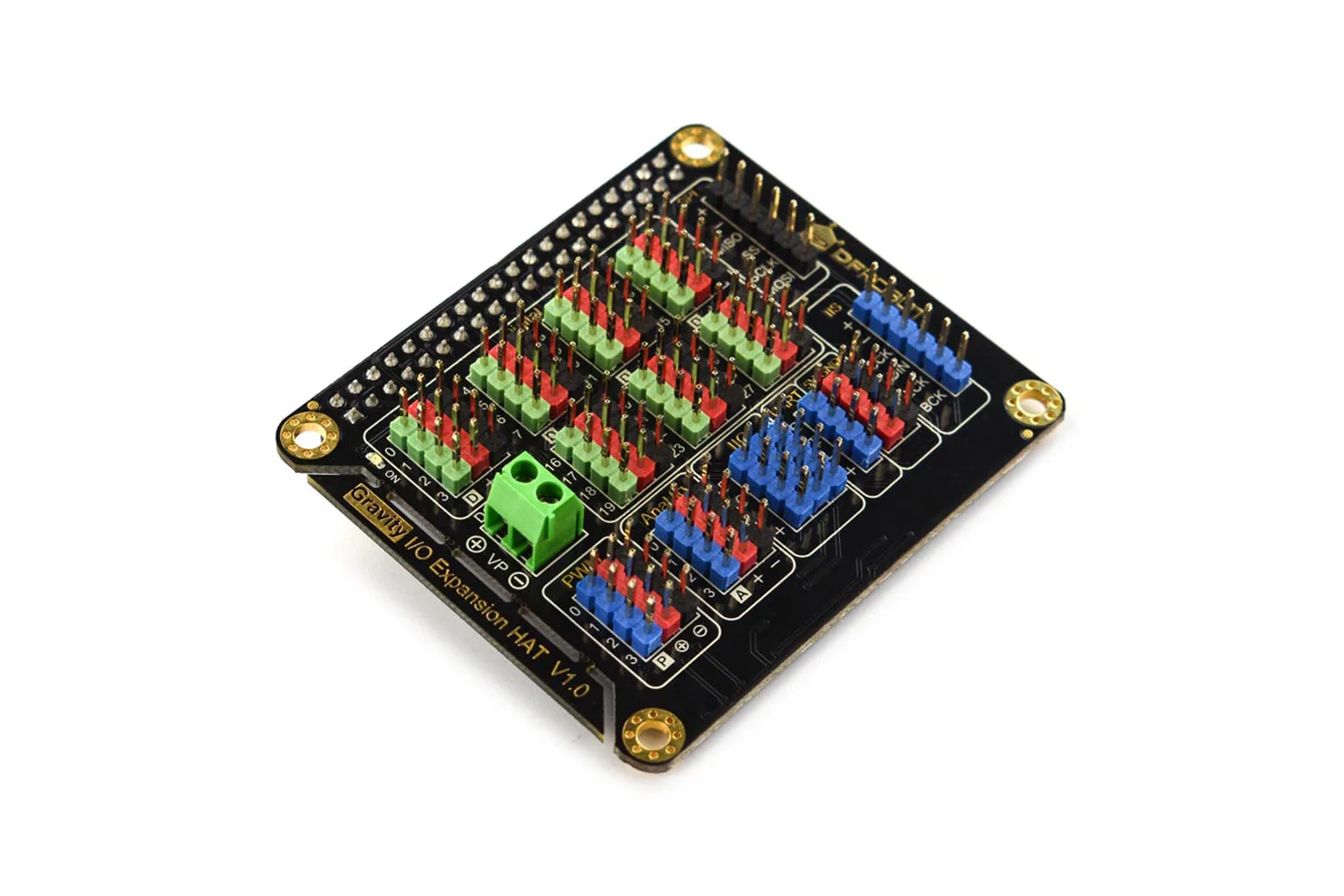 IO Expansion HAT for Raspberry Pi 5 / 4B / 3B+