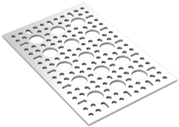 3123 Series Pattern Plate (3 x 5 Hole, 96 x 144mm)