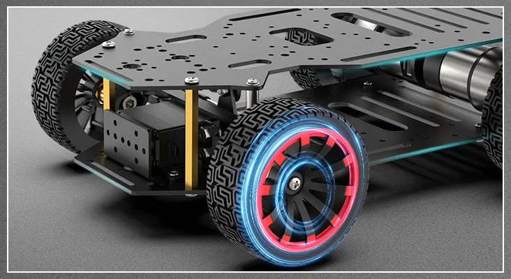 Anodised aluminium alloy chassis