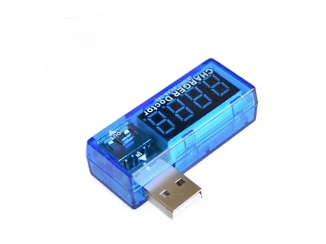 LCD USB Voltage and Current Meter Tester, 3.5-7V, 0-3A