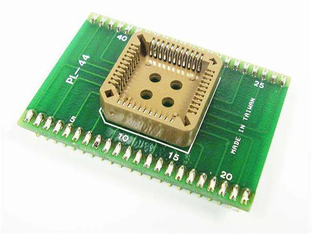 44-Pin PLCC Socket Prototyping Test Board