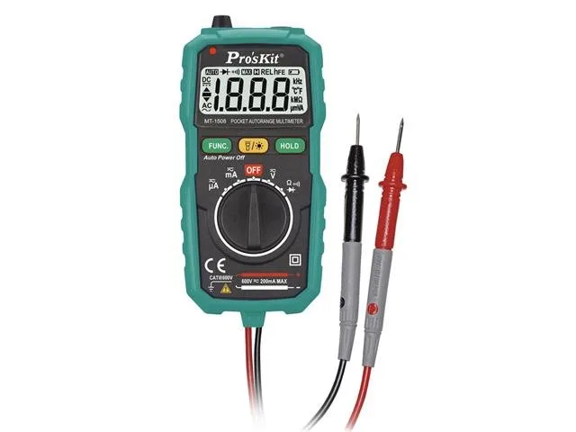 Pro'sKit MT-1508 Pocket Auto-Ranging Digital Multimeter