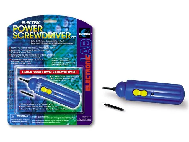 Maxitronix Electric Power Screwdriver Educational Kit MX-660
