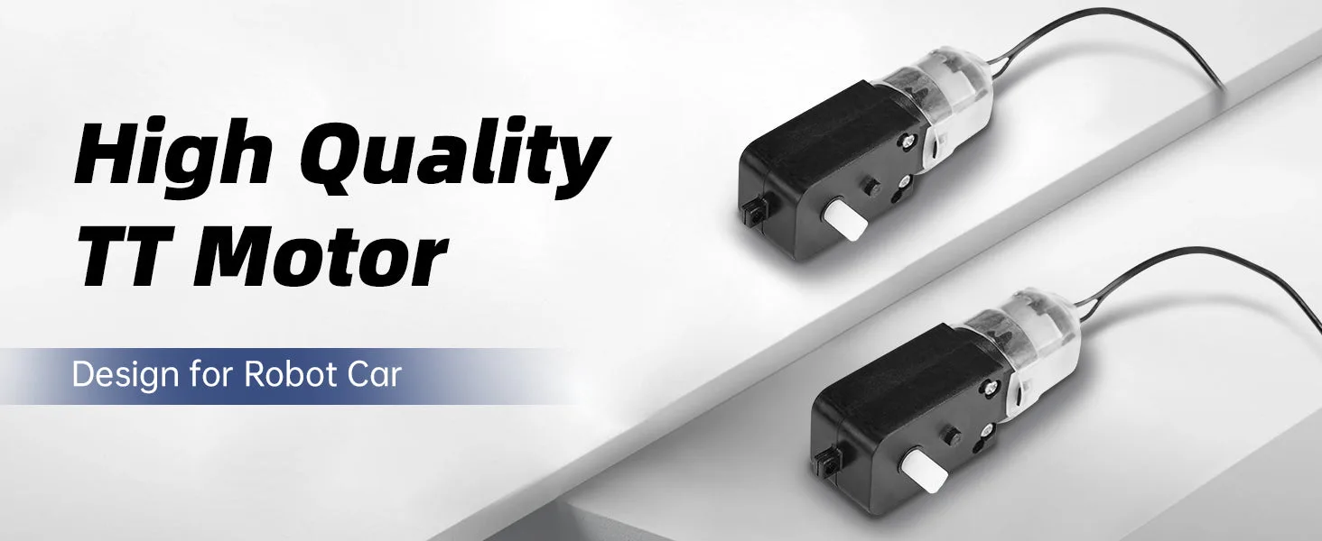 Reliable plastic shaft TT motor
