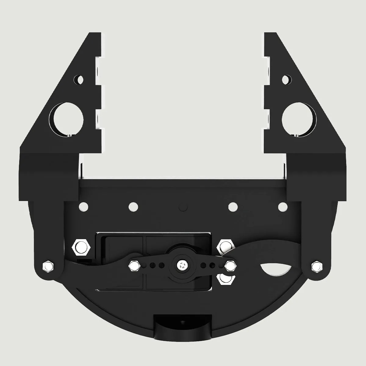 Symmetrical parallel gripping mechanism