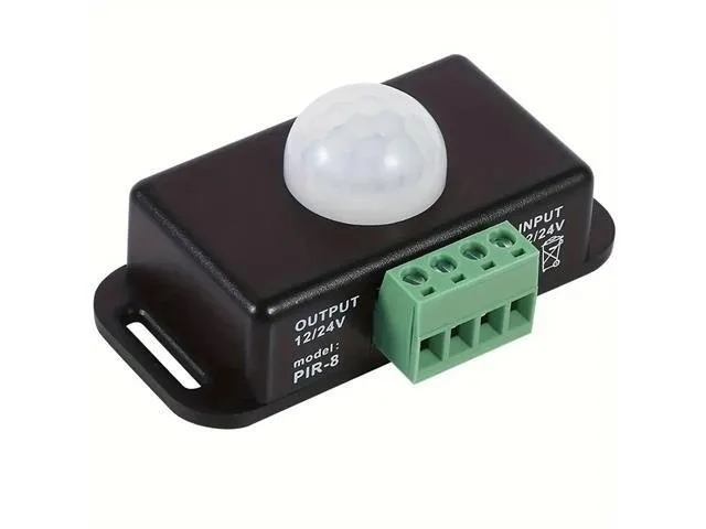 PIR Motion Sensor Switch Module, 5–24V DC, 6A