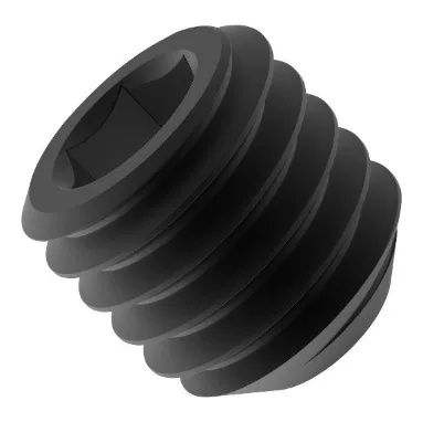 2806 Series Black Oxide Steel Cup-Point Set Screw (M5 x 0.8mm, 5mm Length)