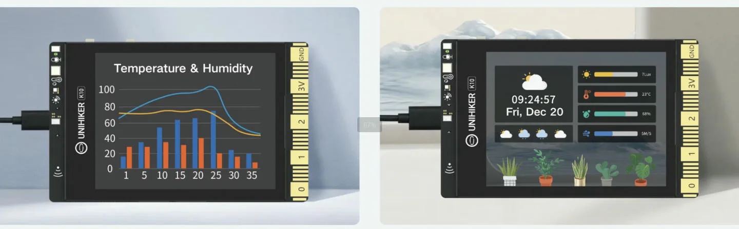 Real-time colour data display