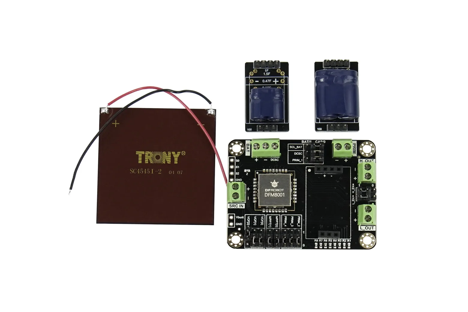 DFM8001 Indoor Ambient Energy Harvesting Kit (Mechanical, Thermal, Solar, RFEH)