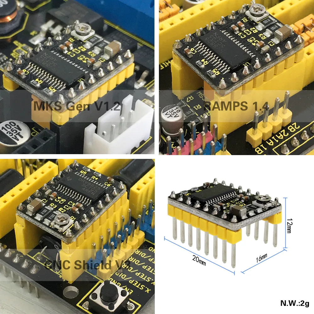 Six microstep resolution modes