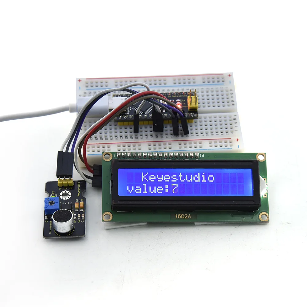 Built-in LED and reset button