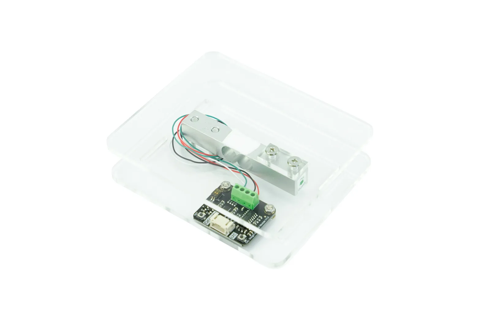 Gravity: I2C 1Kg Weight Sensor Kit - HX711 (Full Kit with Acrylic Base, Ready-to-use)
