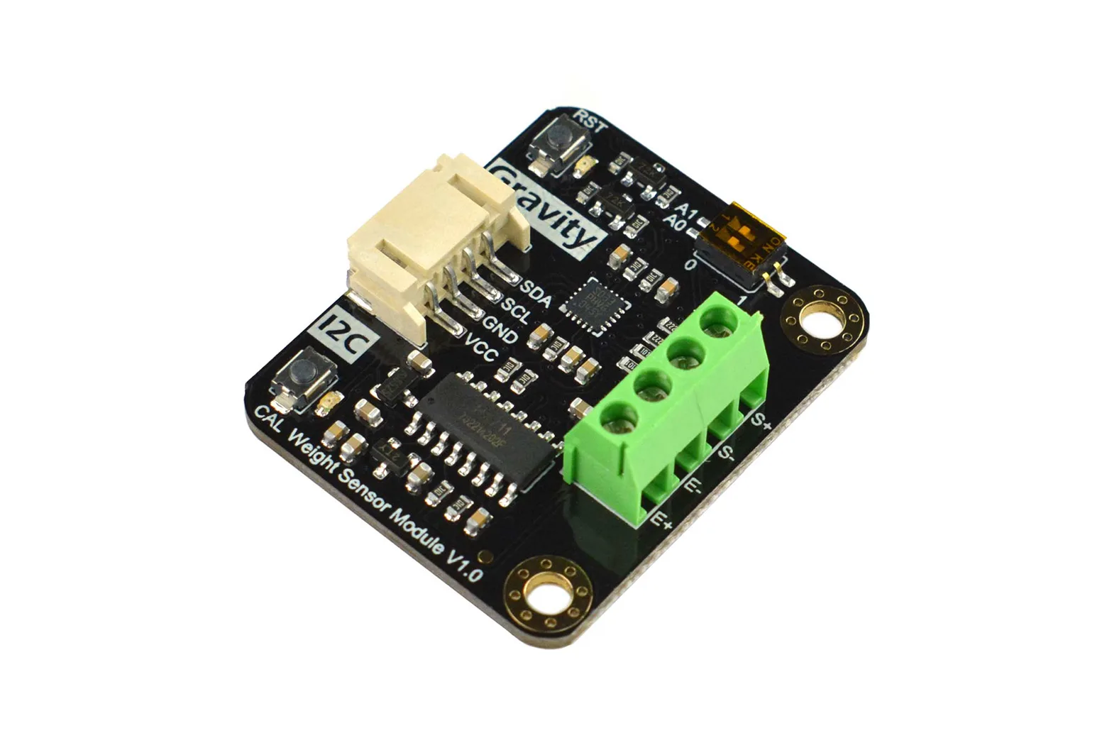 Onboard MCU and one-key calibration