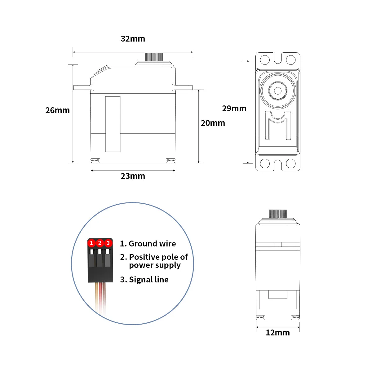 Compact physical dimensions
