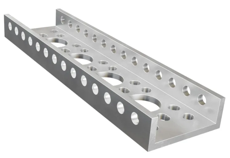 3143 Series Mini Low-Side U-Channel (4 Hole, 120mm Length)