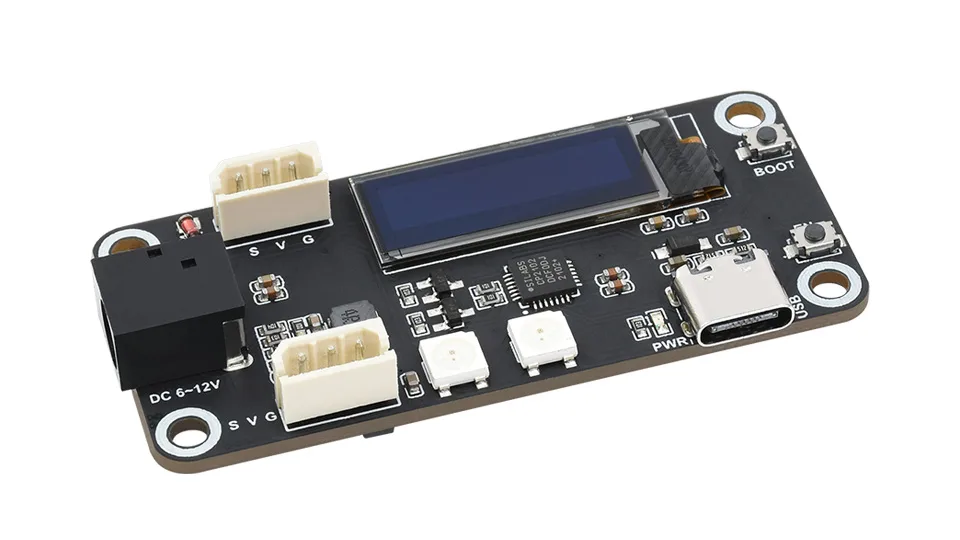 Powerful ESP32-WROOM-32 microcontroller core
