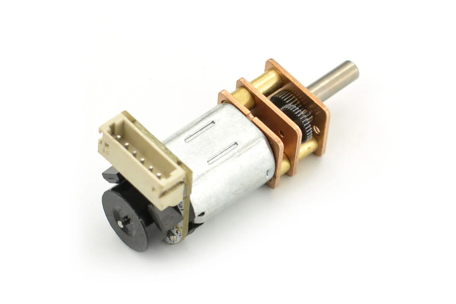 Micro Metal Geared motor w/Encoder - 6V 41RPM 380:1