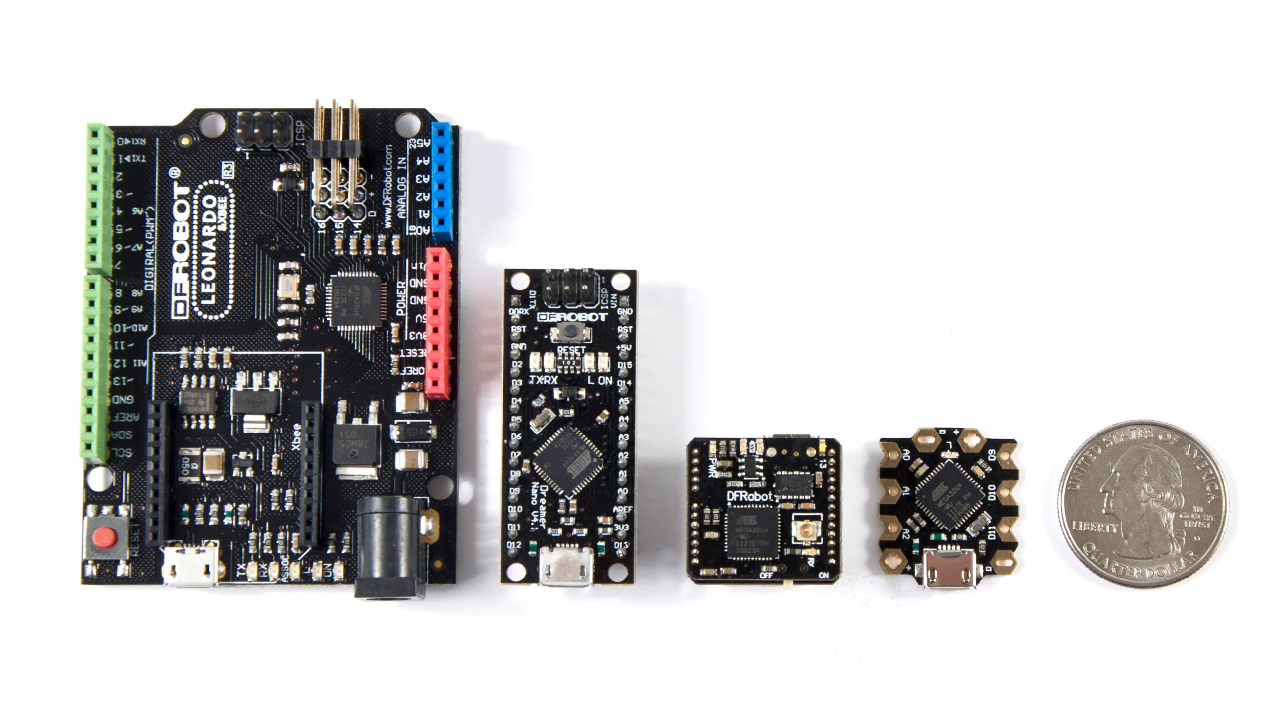 Coin-sized footprint for embedded builds