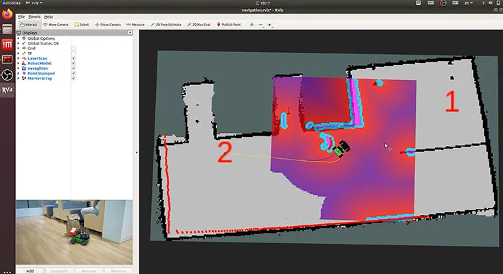 Multi-point autonomous navigation