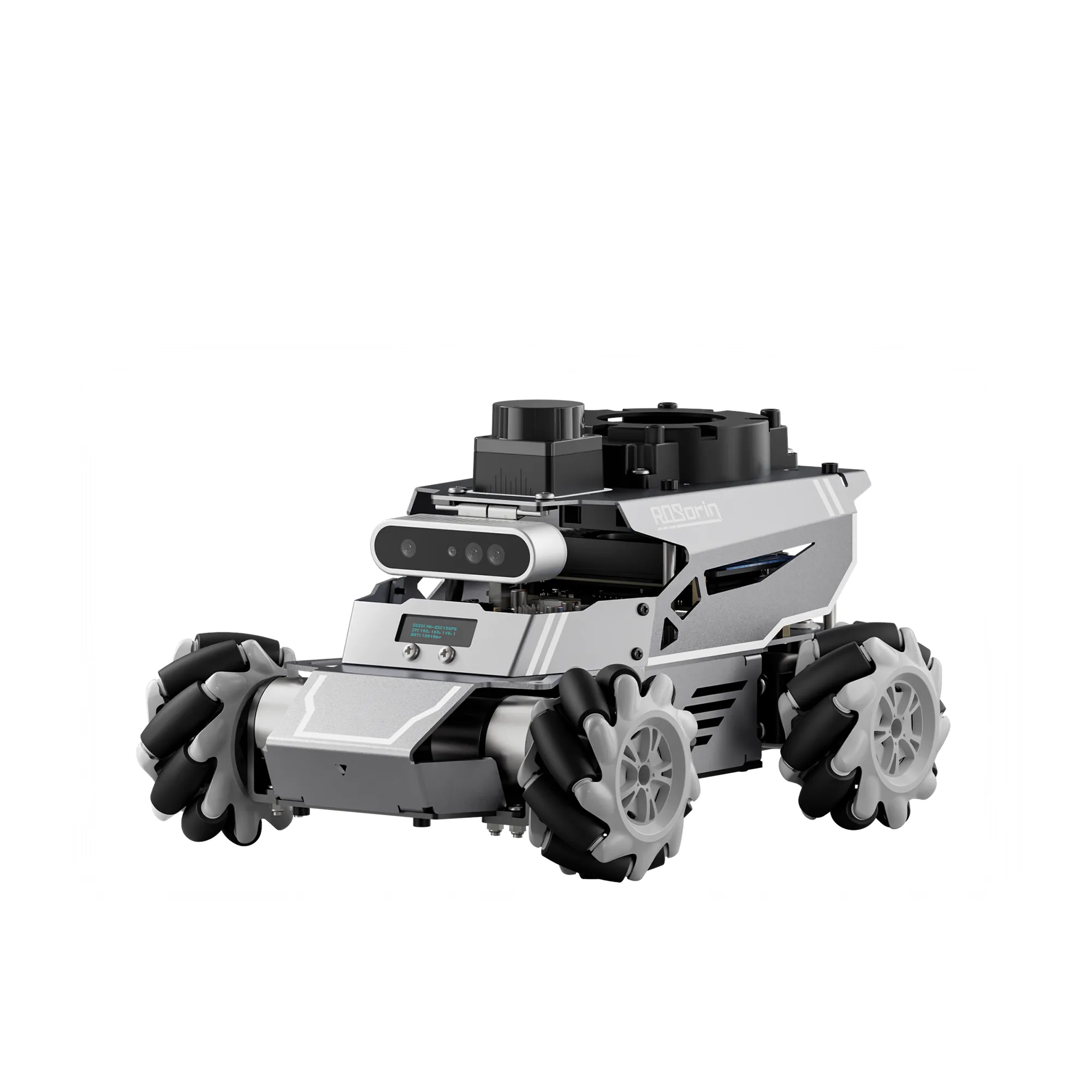 Hiwonder ROSOrin ROS2 Smart Car, Multimodal Large AI Model ChatGPT / Gemini / Grok / Llama, SLAM Navigation Programming, Mecanum Wheels Robot