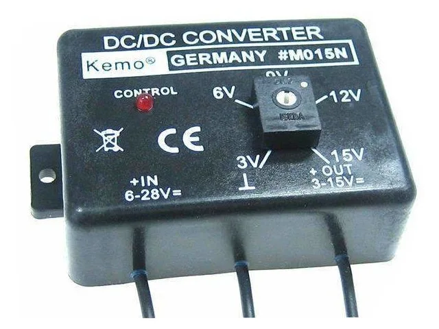 Kemo Electronic M015N Adjustable DC-DC Converter, 1.5 A