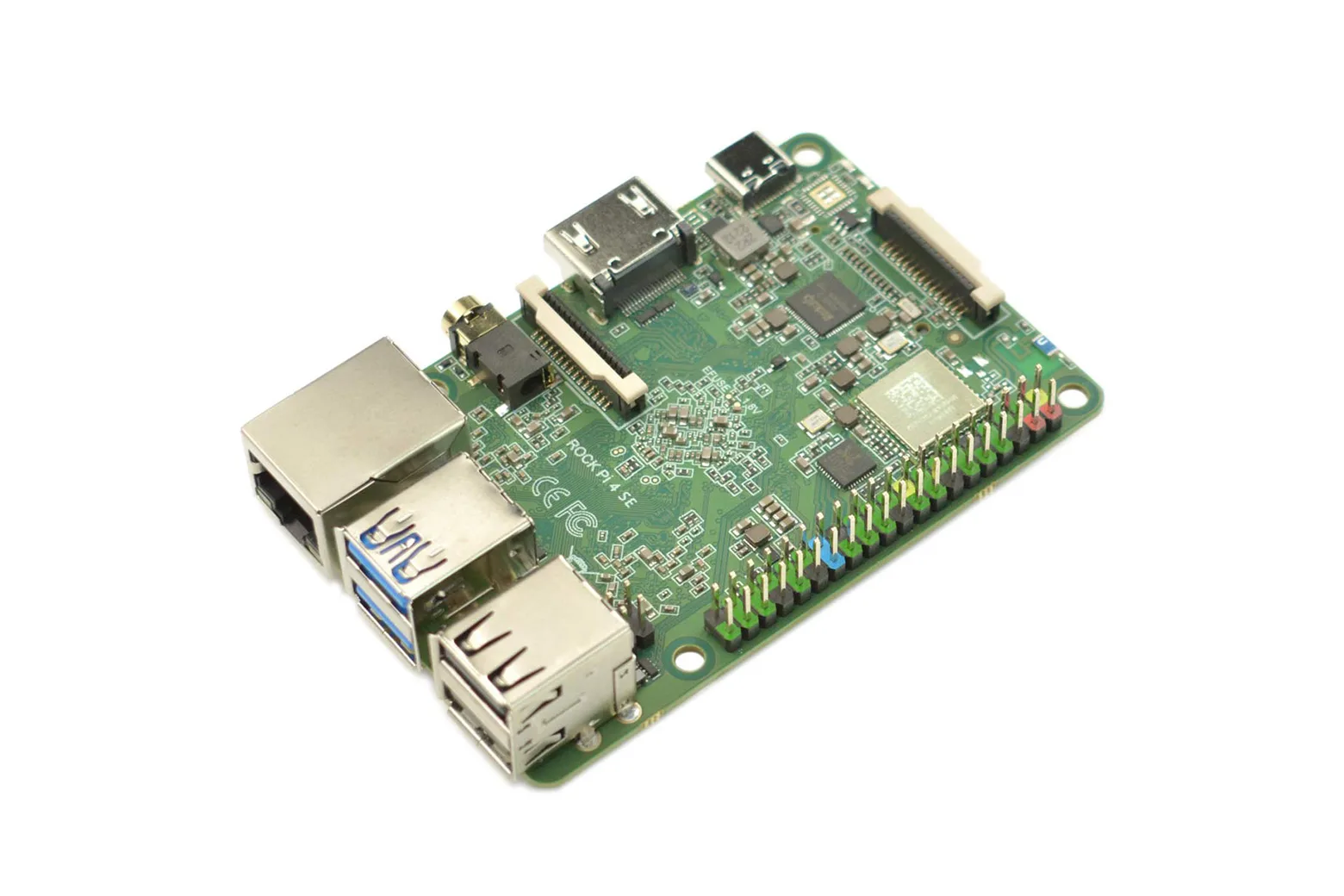 ROCK Pi 4 Model SE Rockchip RK3399-T ARM Single Board Computer (4GB DDR4)