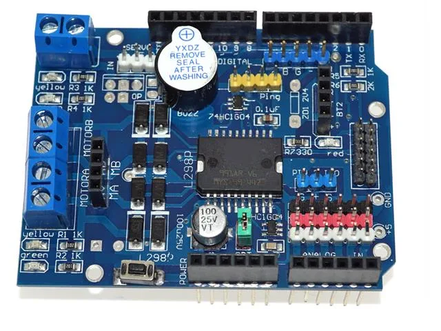 L298 Dual H-Bridge DC Motor Driver Shield, 2A