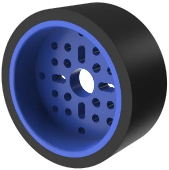 5614 Series Rhino Wheel (14mm Bore, 72mm Diameter, 30A Durometer)