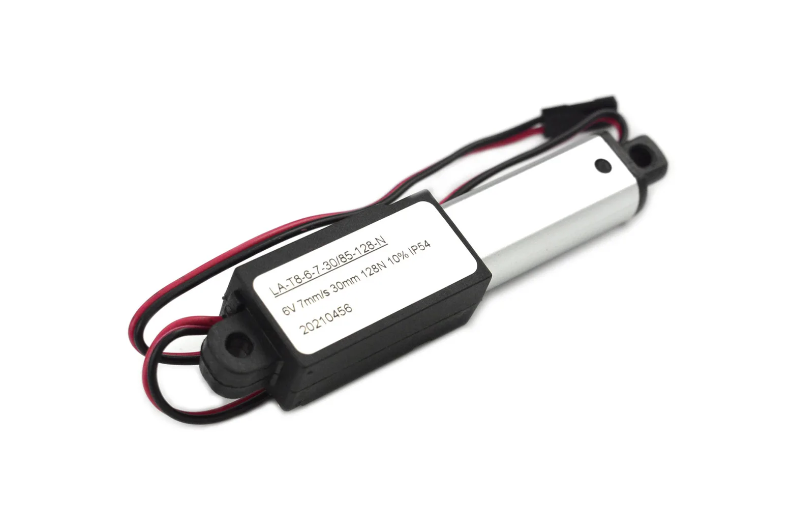 6V Electric Push Rod Linear Actuator (30mm Stroke, 128N)