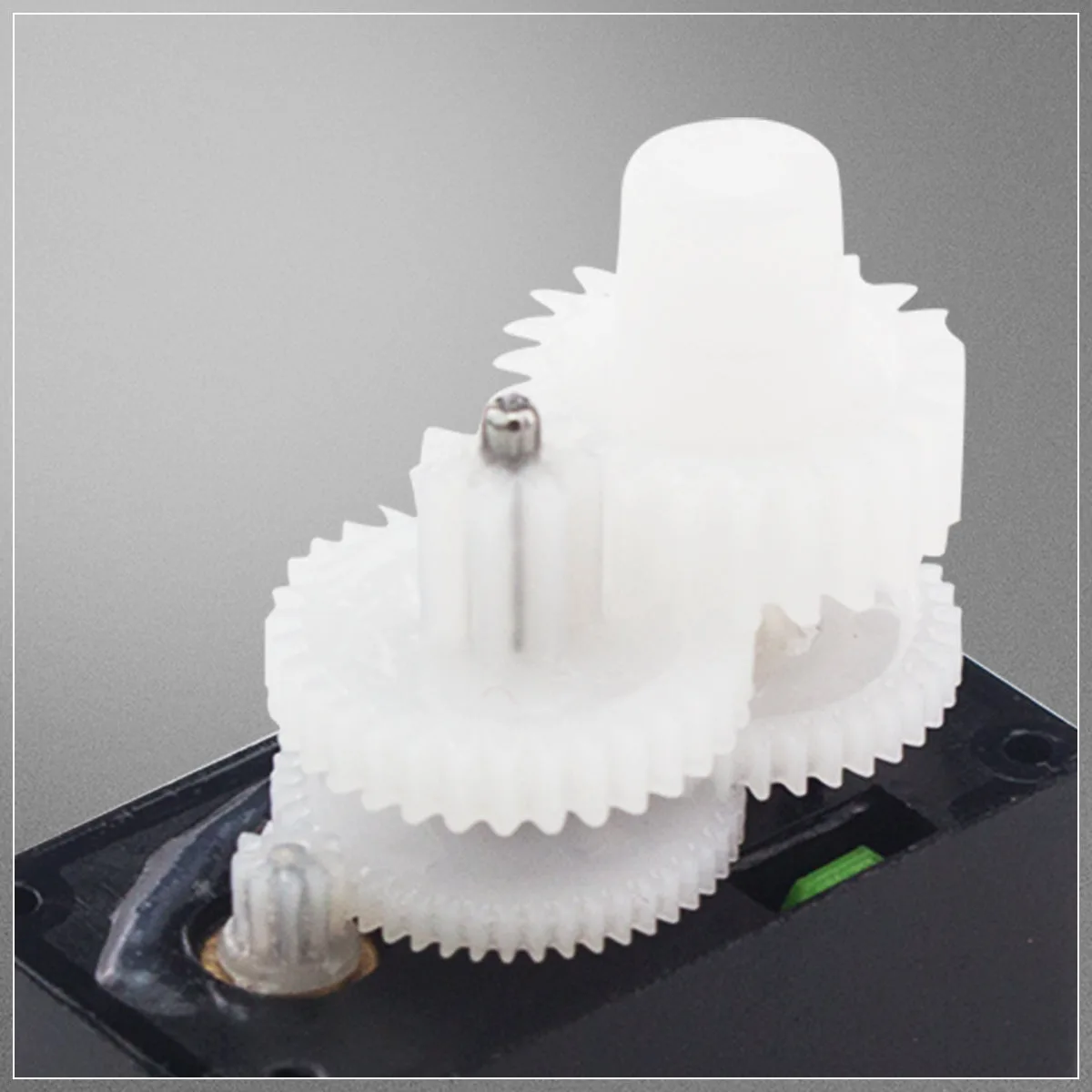 Precision-engineered plastic gearbox