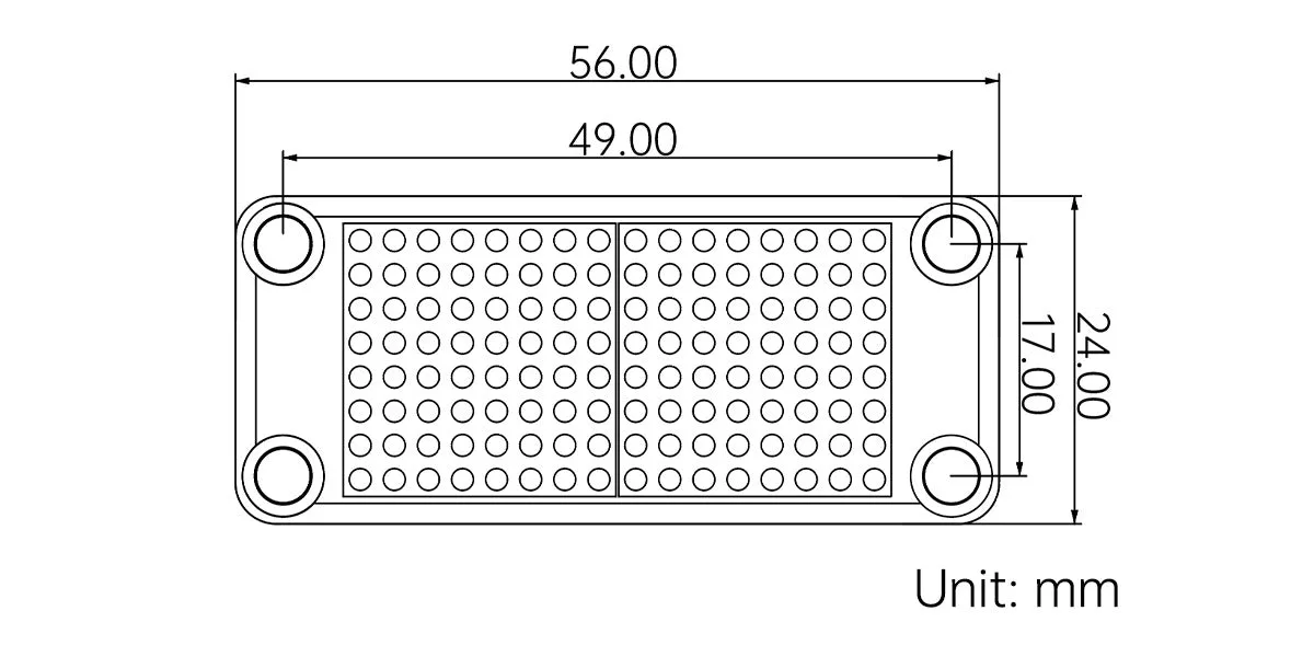 Compact physical dimensions