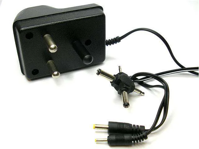 Regulated AC/DC Plug-In Power Adaptor, 3V to 12V 500mA