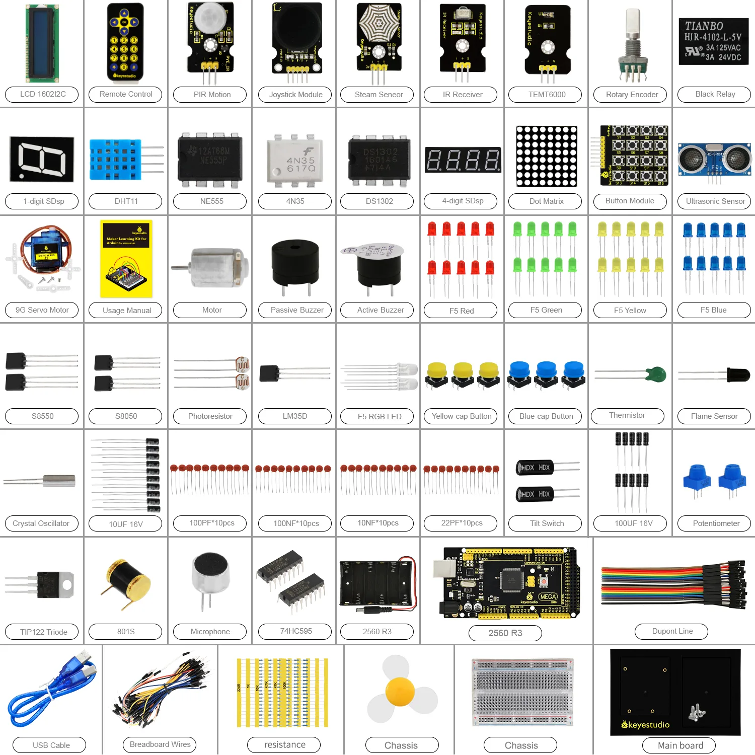 Complete MEGA 2560 R3 controller