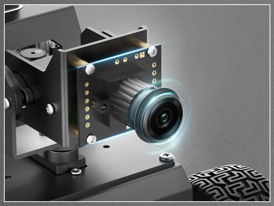 Monocular camera with 360-degree vision