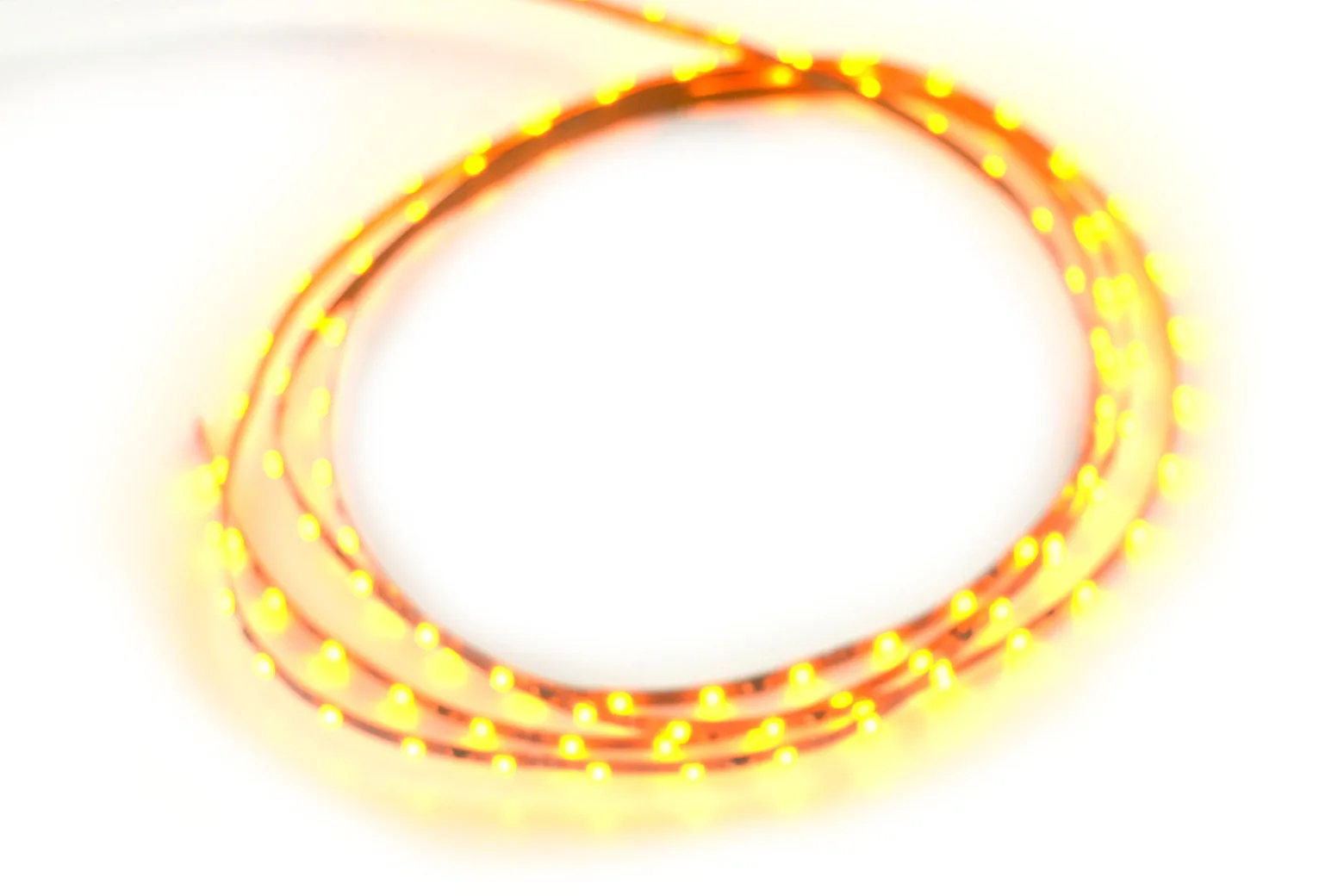 12V Flexible LED Strip (120 LEDs, Yellow, 1m)
