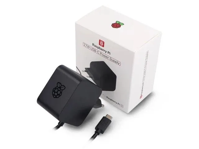Raspberry Pi 27W USB-C PD Power Supply for Raspberry Pi 5