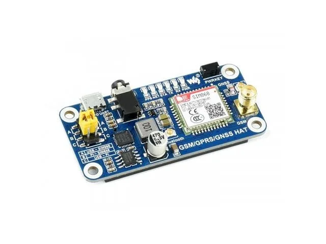 Waveshare GSM/GPRS/GNSS and Bluetooth HAT for Raspberry Pi