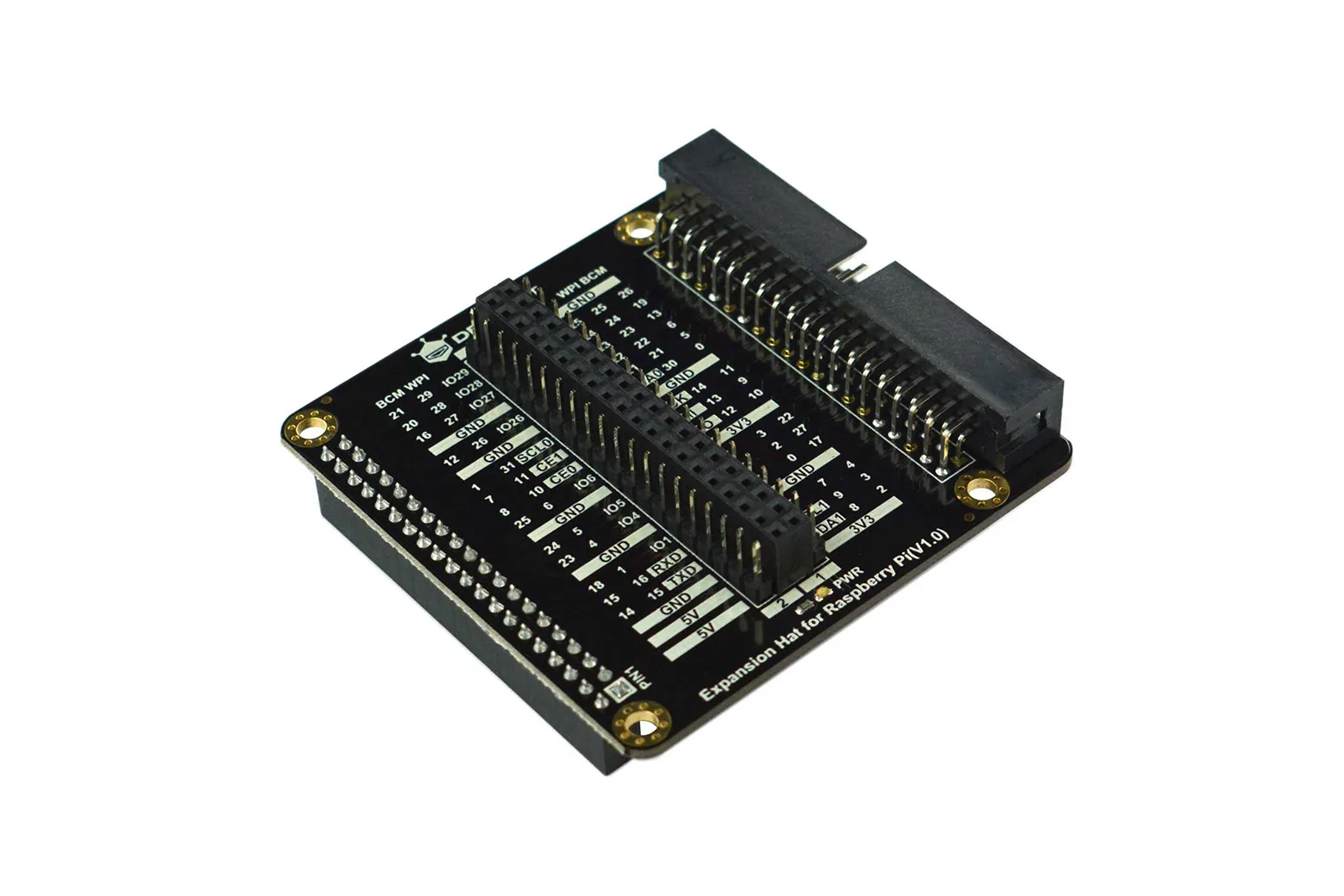 IO Expansion HAT compatible with Raspberry Pi 5 / 4 / 400 / 3
