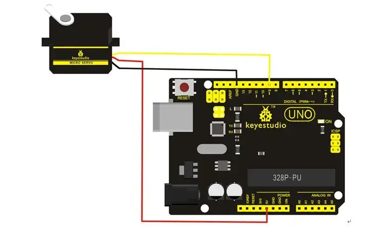 Simple microcontroller connection