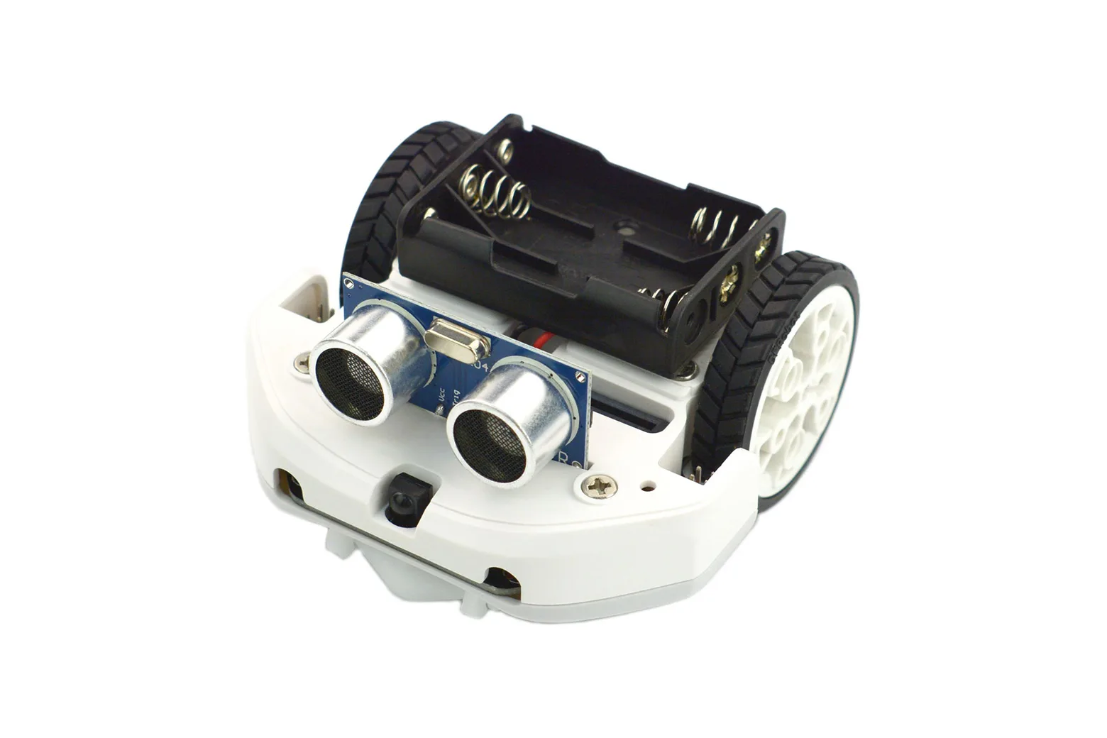 micro: Maqueen Lite with Skin (White) - micro:bit Educational Programming Robot Platform