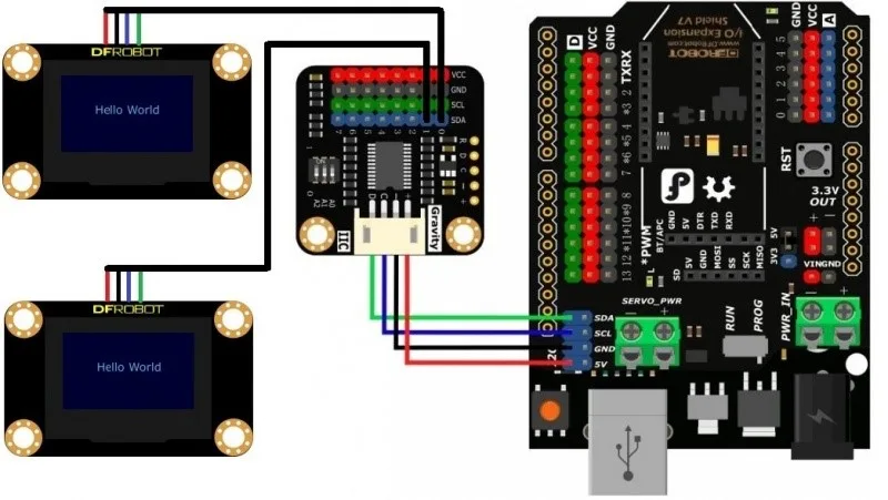 Solve identical I2C address conflicts