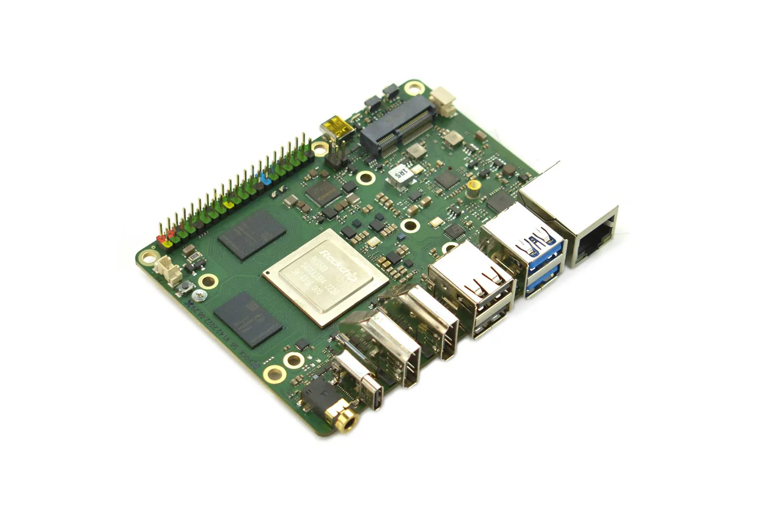 ROCK Pi 5B Model - Rockchip RK3588 ARM SoC Single Board Computer (8GB RAM)