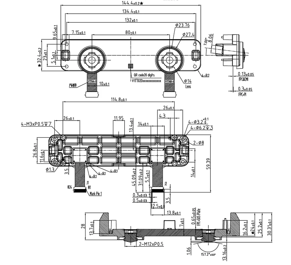 Compact module dimensions