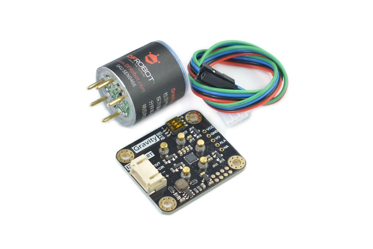 Gravity: Factory Calibrated Electrochemical CO Sensor (0-1000 ppm, I2C & UART)